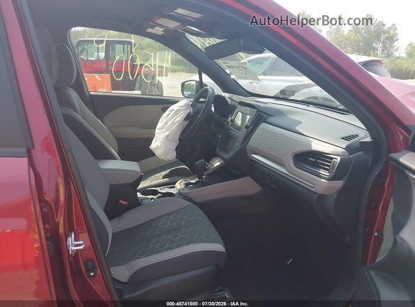 JF2SLDAC4SH523804 2025 SUBARU FORESTER Red Front interior view