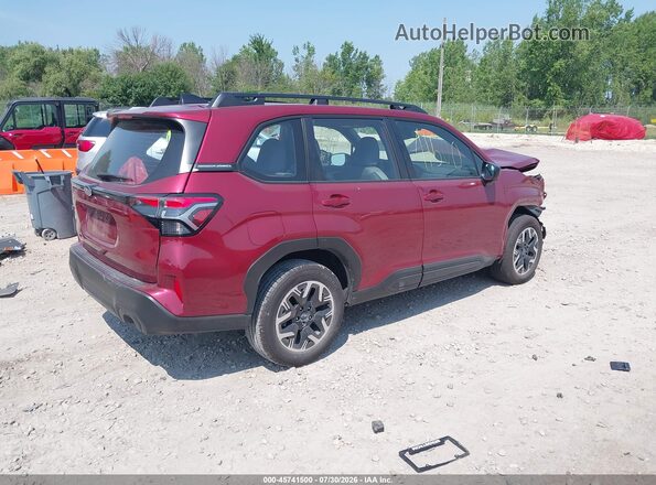 JF2SLDAC4SH523804 2025 SUBARU FORESTER Red Rear right