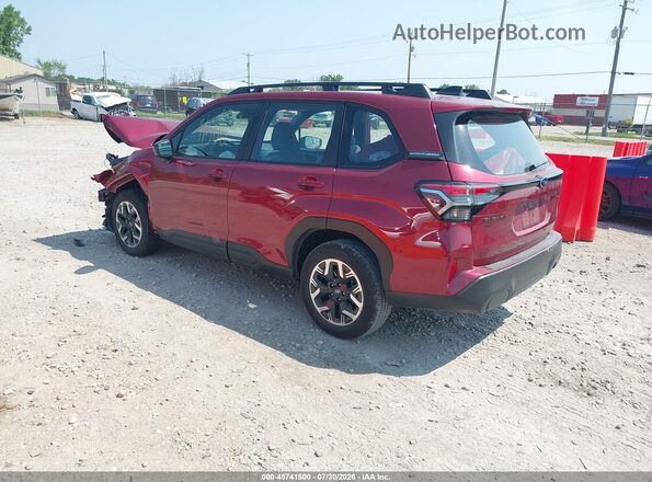 JF2SLDAC4SH523804 2025 SUBARU FORESTER Red Rear left