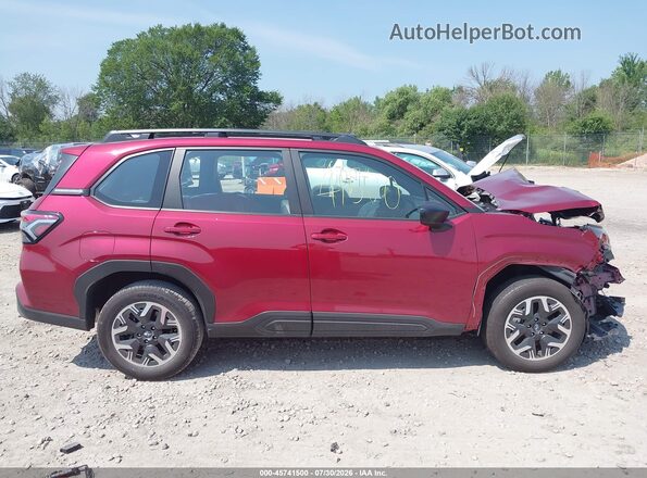 JF2SLDAC4SH523804 2025 SUBARU FORESTER Red 360 interior view