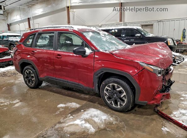JF2SLDAC6SH566928 2025 SUBARU FORESTER Red წინა მარჯვენა