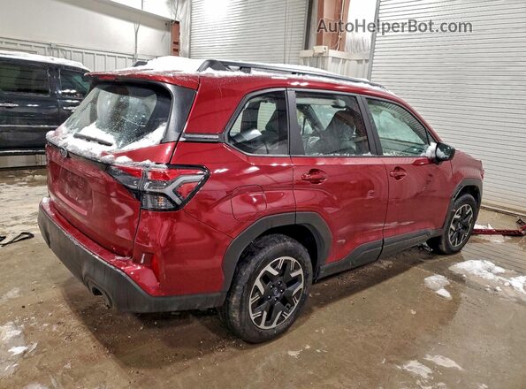 JF2SLDAC6SH566928 2025 SUBARU FORESTER Red უკანა მარჯვენა