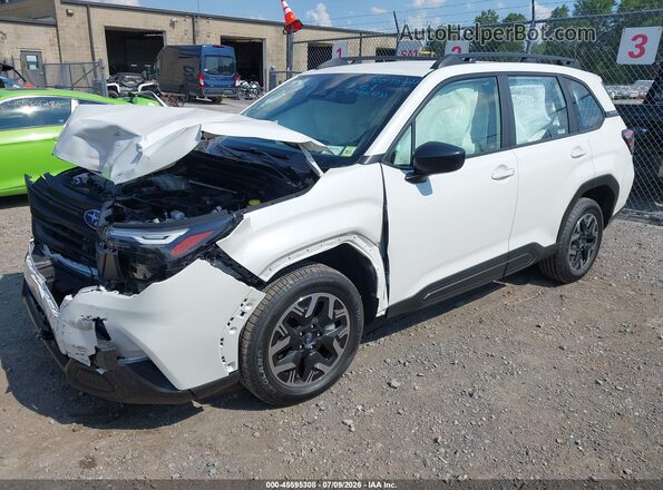 JF2SLDAC8SH510070 2025 SUBARU FORESTER White Przód lewy