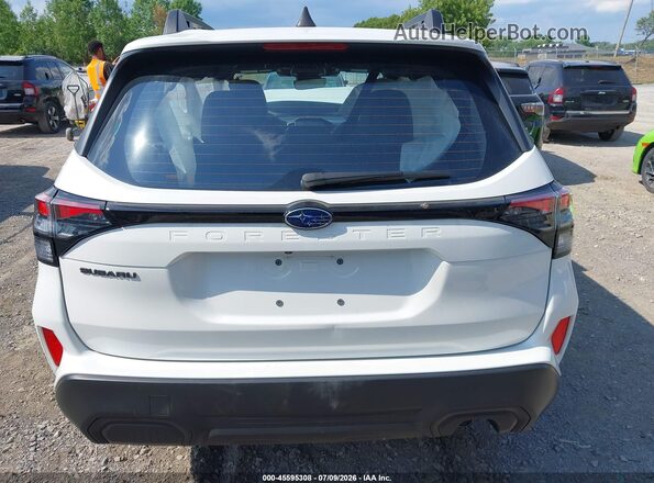 JF2SLDAC8SH510070 2025 SUBARU FORESTER White 