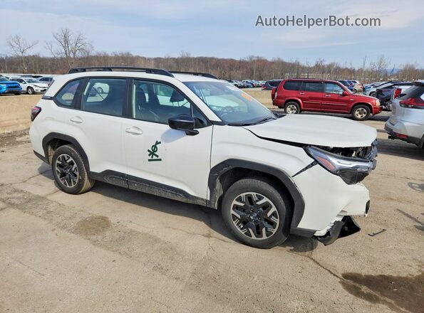 JF2SLDAC9SH525368 2025 SUBARU FORESTER White Przód prawy