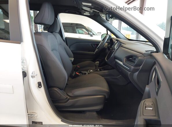 JF2SLDBC2SH523430 2025 SUBARU FORESTER Белый Вид салона спереди