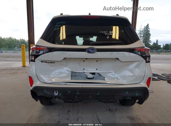 JF2SLDBC2SH523430 2025 SUBARU FORESTER Белый Вид спереди