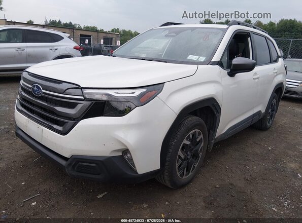 JF2SLDBC5SH470335 2025 SUBARU FORESTER Белый Передняя левая четверть