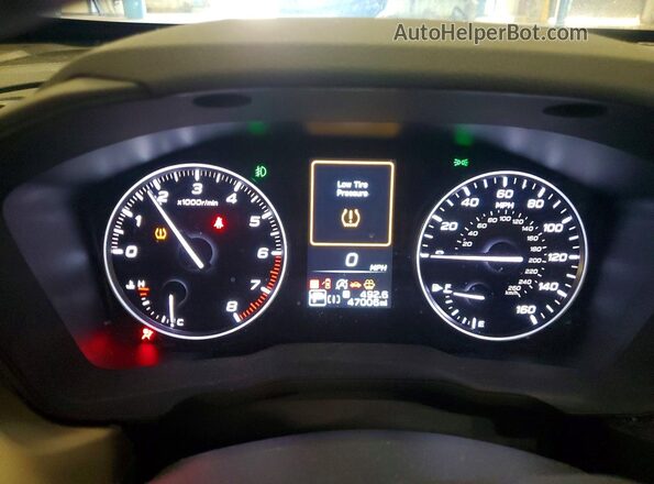 JF2SLDBC7SH416857 2025 SUBARU FORESTER White Instrument cluster view