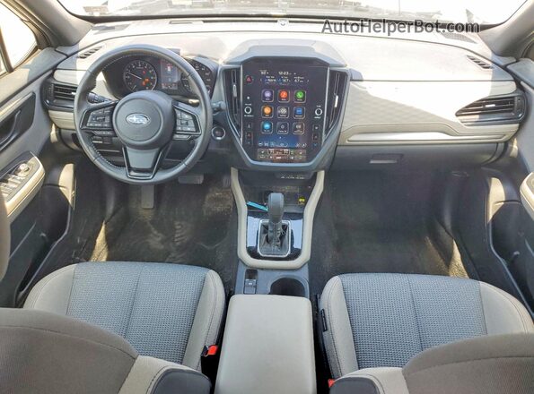 JF2SLDDC4SH478214 2025 SUBARU FORESTER Black Dashboard view