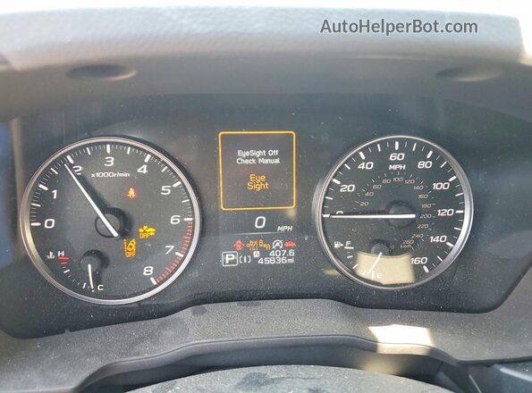 JF2SLDDC4SH478214 2025 SUBARU FORESTER Black Instrument cluster view