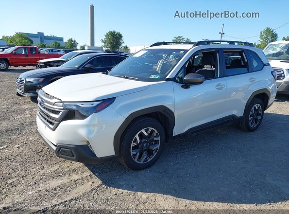 JF2SLDDC5SH478139 2025 SUBARU FORESTER Белый Передняя левая четверть