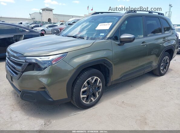 JF2SLDDC5SH612079 2025 SUBARU FORESTER Green Front left