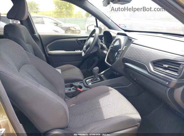 JF2SLDDC5SH612079 2025 SUBARU FORESTER Green Front interior view