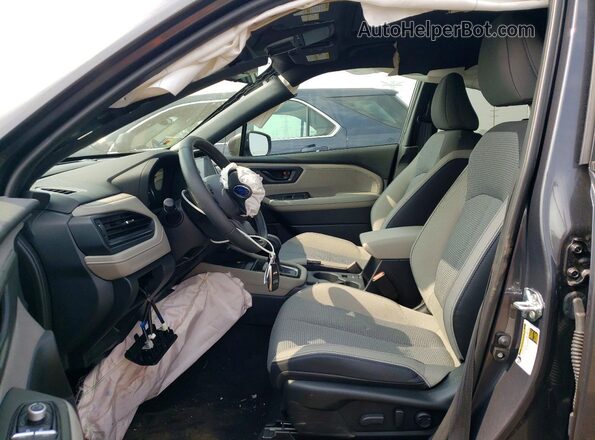 JF2SLDDC8SH545431 2025 SUBARU FORESTER Gray Front interior view
