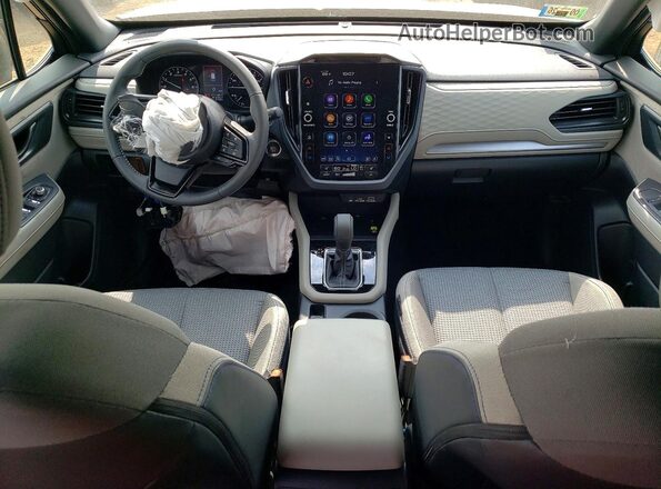 JF2SLDDC8SH545431 2025 SUBARU FORESTER Gray Dashboard view