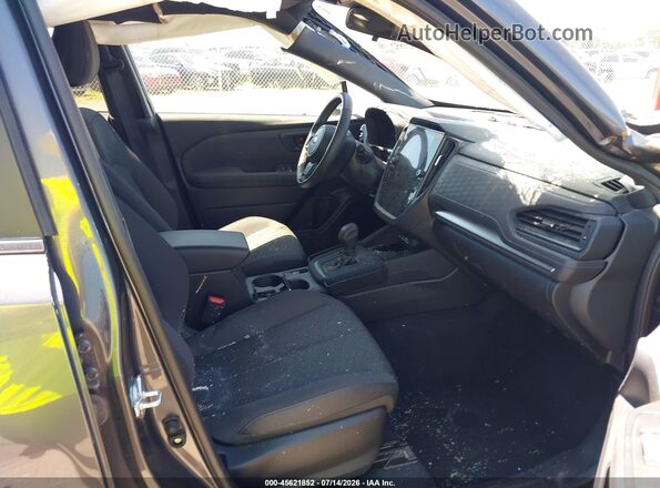 JF2SLDDC8SH586979 2025 SUBARU FORESTER Gray წინა სალონის ხედი