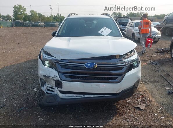 JF2SLDDCXSH425498 2025 SUBARU FORESTER White Vista frontal
