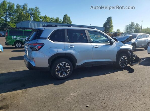 JF2SLDDCXSH457447 2025 SUBARU FORESTER Silver უკანა მარჯვენა