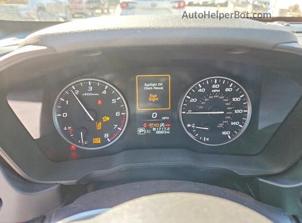 JF2SLDDCXSH482896 2025 SUBARU FORESTER Green ხელსაწყოთა პანელის ხედი