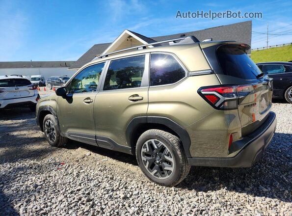 JF2SLDDCXSH482896 2025 SUBARU FORESTER Green უკანა მარცხენა