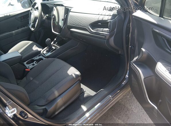 JF2SLDDCXSH561789 2025 SUBARU FORESTER Серый Вид салона спереди