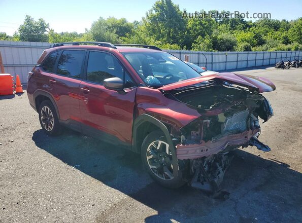 JF2SLDDCXSH566751 2025 SUBARU FORESTER Burgundy Front right