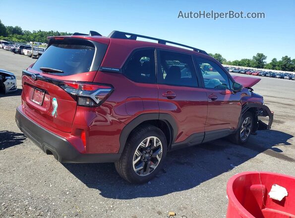 JF2SLDDCXSH566751 2025 SUBARU FORESTER Burgundy Rear right