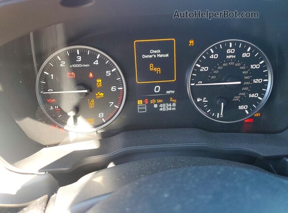 JF2SLDDCXSH566751 2025 SUBARU FORESTER Burgundy Instrument cluster view