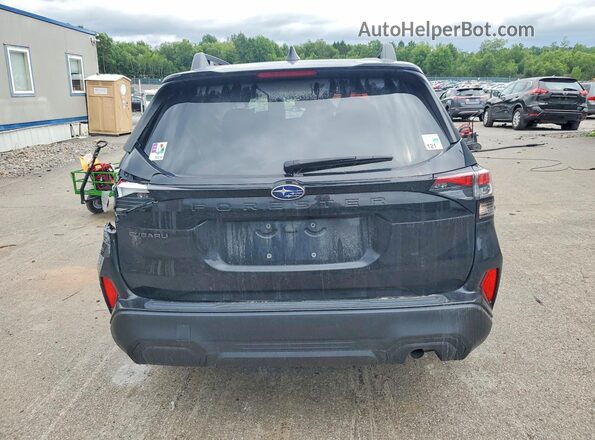 JF2SLDDCXSH589303 2025 SUBARU FORESTER Black Vista trasera