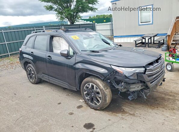 JF2SLDDCXSH589303 2025 SUBARU FORESTER Black Delantero derecho