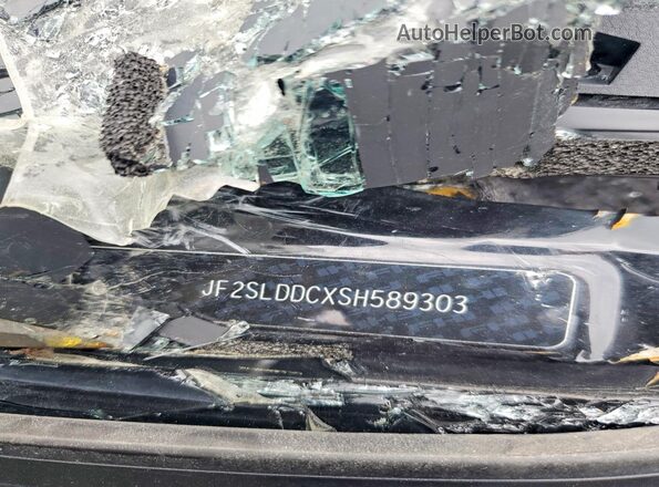 JF2SLDDCXSH589303 2025 SUBARU FORESTER Black Vista de la etiqueta del VIN