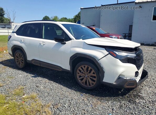 JF2SLDHC3SH537232 2025 SUBARU FORESTER White წინა მარჯვენა
