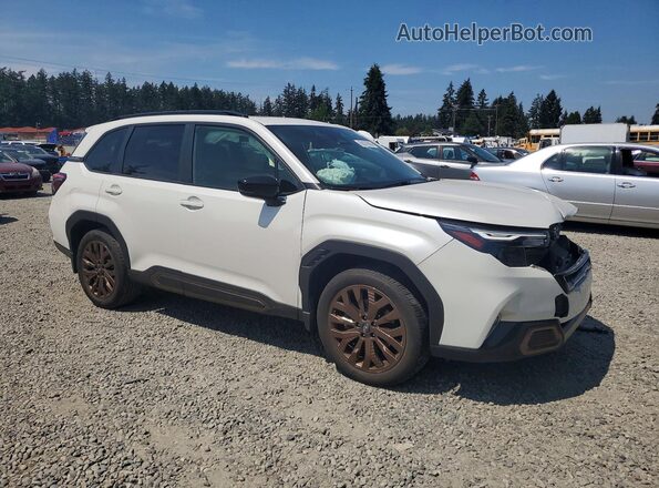 JF2SLDHC4SH432005 2025 SUBARU FORESTER White Передня права чверть
