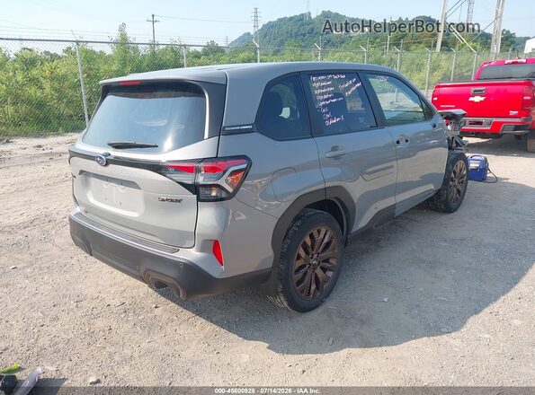 JF2SLDHC5SH492455 2025 SUBARU FORESTER Gray უკანა მარჯვენა