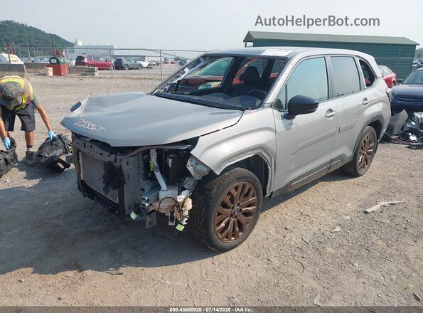 JF2SLDHC5SH492455 2025 SUBARU FORESTER Gray წინა მარცხენა ხედი სამი მეოთხედიდან