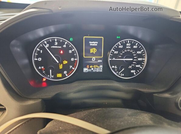 JF2SLDHC5SH598517 2025 SUBARU FORESTER Gray ხელსაწყოთა პანელის ხედი