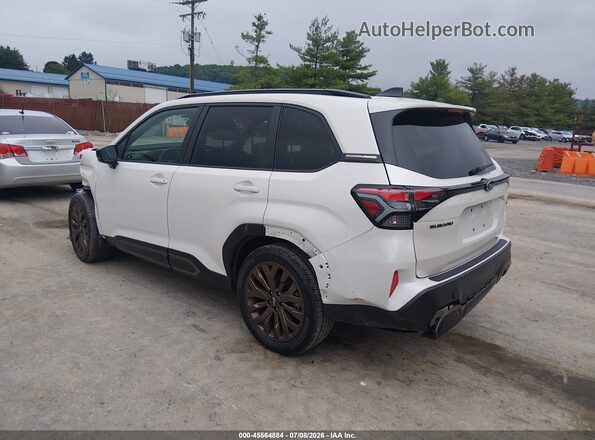 JF2SLDHC7SH580553 2025 SUBARU FORESTER White Trasero izquierdo