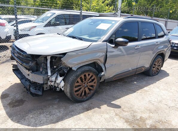 JF2SLDHC8SH425008 2025 SUBARU FORESTER Серый Передняя левая четверть