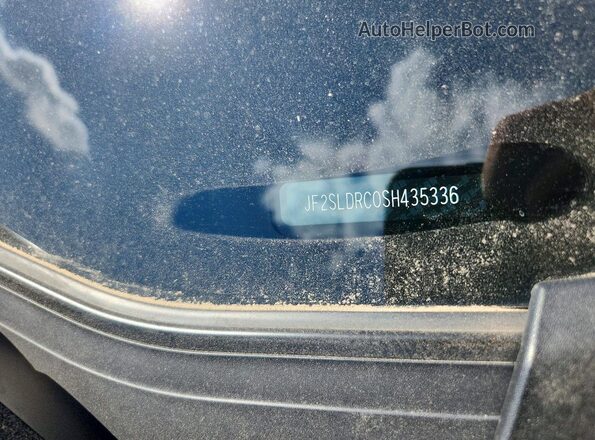 JF2SLDRC0SH435336 2025 SUBARU FORESTER Blue Vista de la etiqueta del VIN