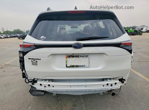JF2SLDRC2SH459525 2025 SUBARU FORESTER White Vista trasera