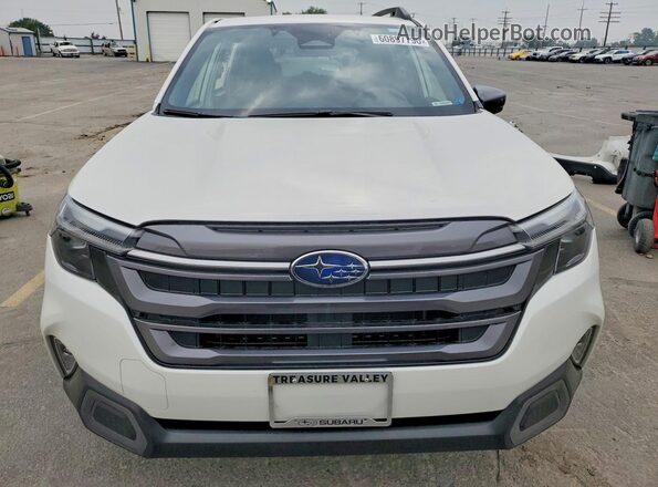 JF2SLDRC2SH459525 2025 SUBARU FORESTER White Vista frontal
