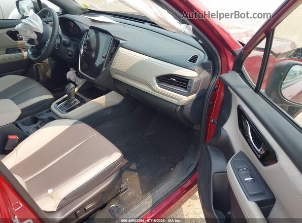 JF2SLDRC2SH522168 2025 SUBARU FORESTER Burgundy წინა სალონის ხედი
