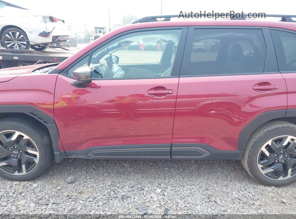 JF2SLDRC2SH522168 2025 SUBARU FORESTER Burgundy სალონის 360-გრადუსიანი ხედი