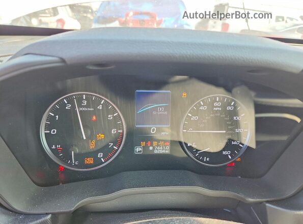 JF2SLDRC4SH542888 2025 SUBARU FORESTER White Instrument cluster view
