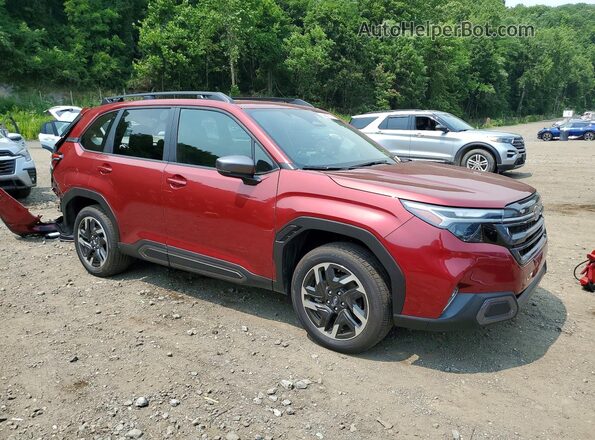 JF2SLDRC9SH601689 2025 SUBARU FORESTER Burgundy Передня права чверть