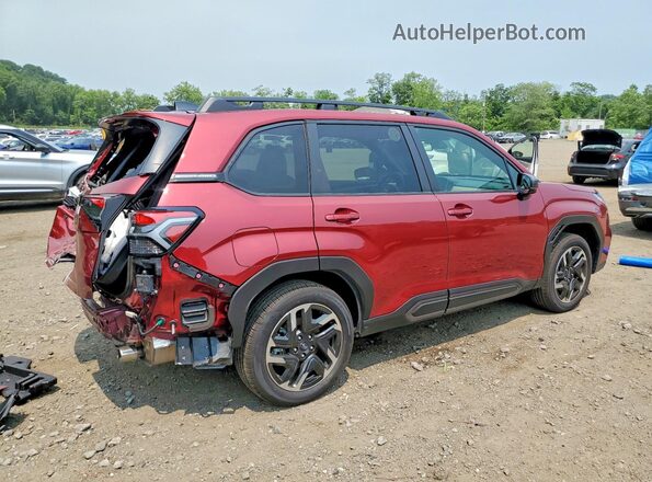 JF2SLDRC9SH601689 2025 SUBARU FORESTER Burgundy Задня права чверть