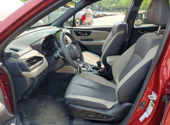JF2SLDRC9SH601689 2025 SUBARU FORESTER Burgundy Вид салону спереду