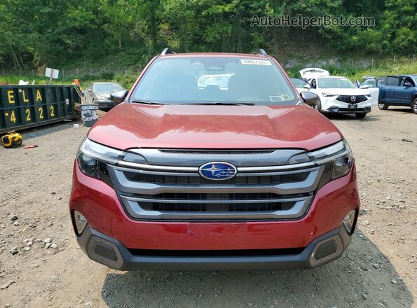 JF2SLDRC9SH601689 2025 SUBARU FORESTER Burgundy Вид спереду