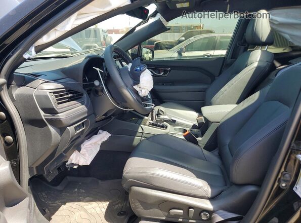JF2SLDRCXSH553877 2025 SUBARU FORESTER Black Widok wnętrza z przodu